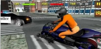 摩托逃狱大逃亡游戏-插图1