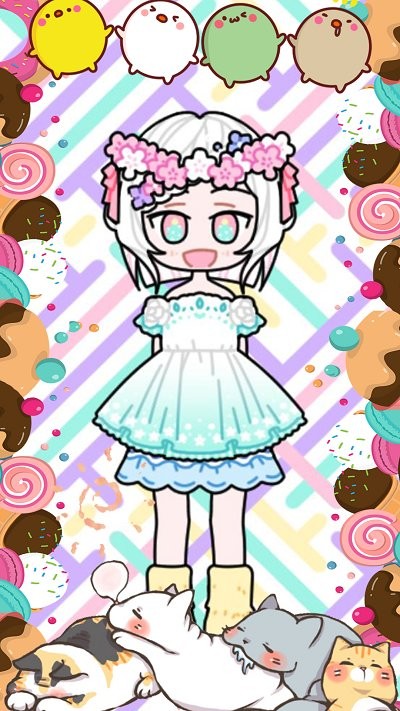 托卡粉彩少女换装游戏-插图2