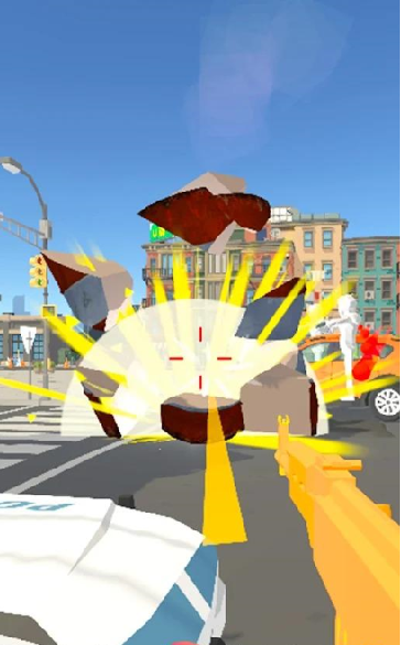 警车扫射游戏-插图1