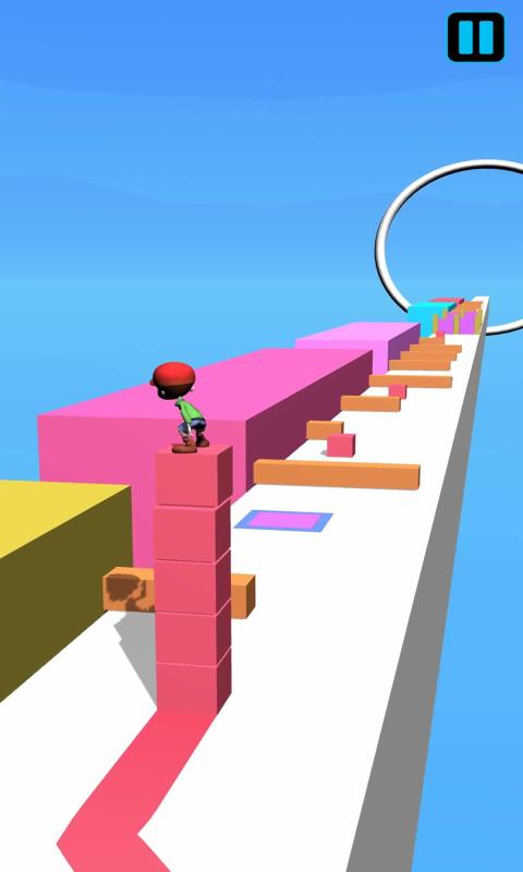 在立方体上冲浪的男孩3D游戏-插图1 在立方体上冲浪的男孩3D游戏-插图1
