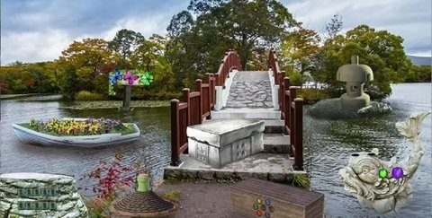 逃离秋天湖边小屋游戏-插图1