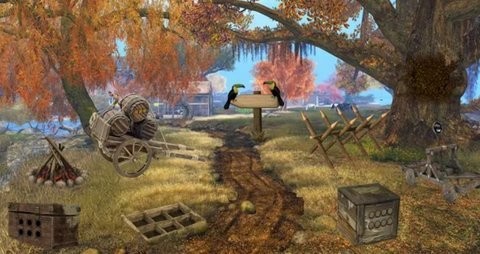 逃离秋天湖边小屋游戏-插图2