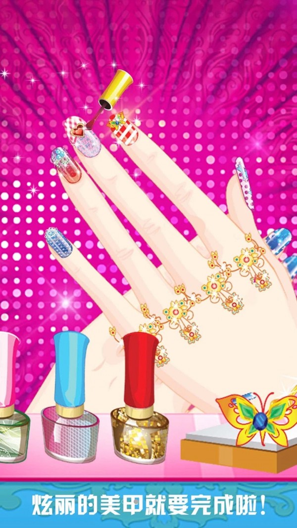 芭比小公主美甲沙龙游戏-插图1