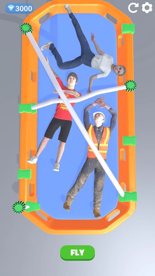 担架固定带3D-插图2