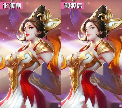 王者荣耀女英雄卸妆的样子-插图2