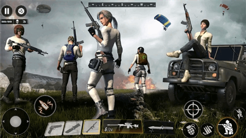 跳伞吃鸡战场游戏-插图2