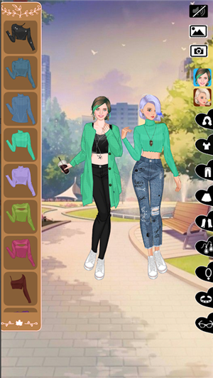 女孩秋季时尚游戏-插图1