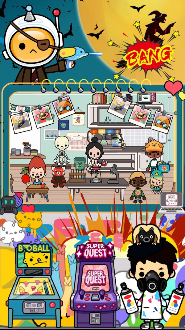 米加世界学校生活-插图1