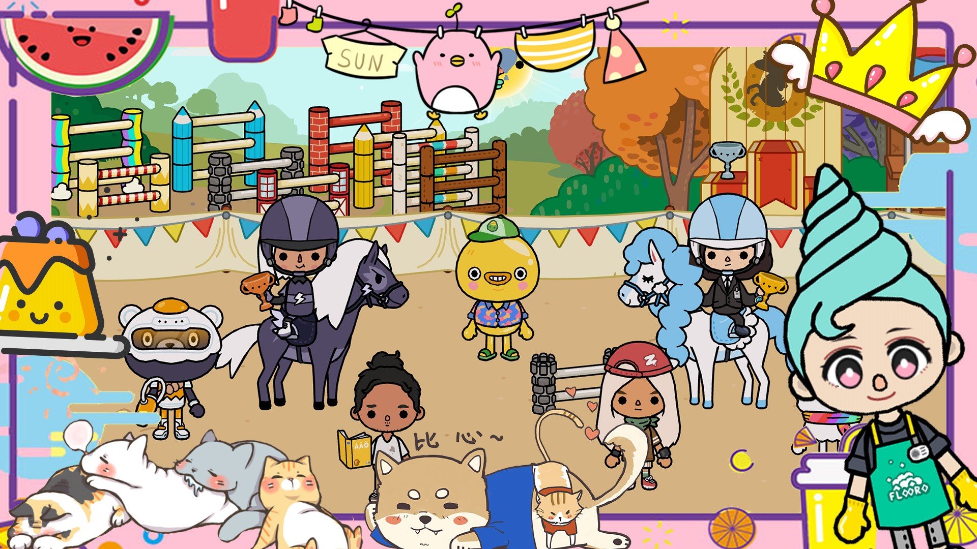 你家小镇迷你世界游戏-插图1