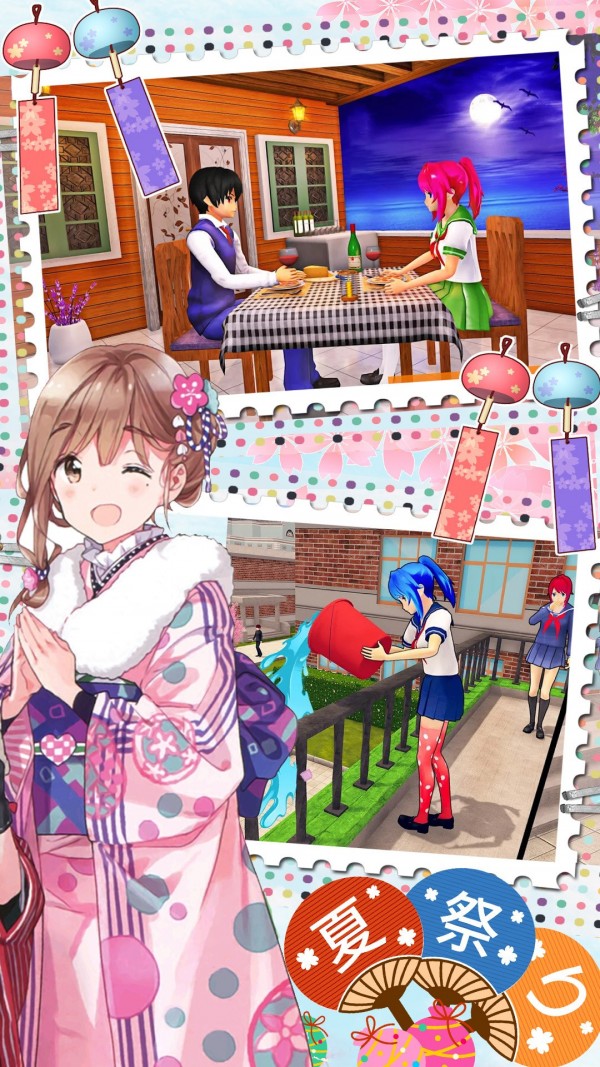 装扮迷你樱花高校游戏-插图2