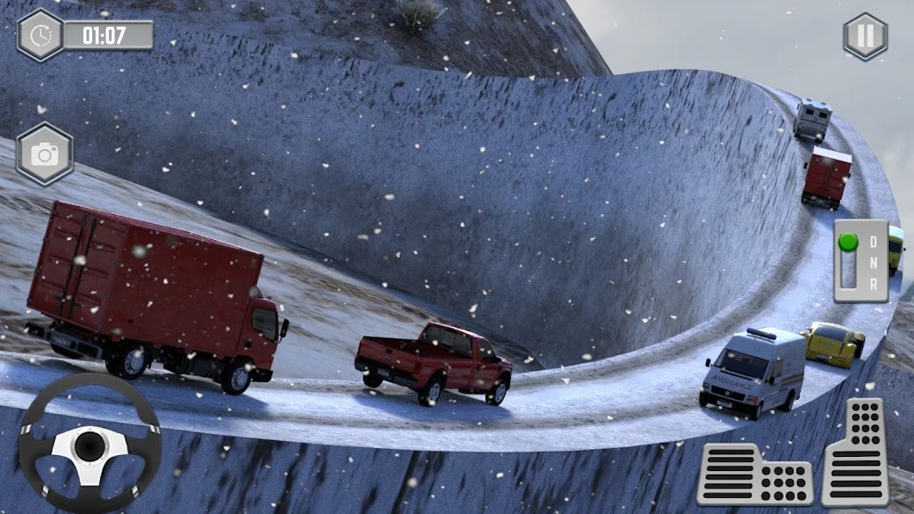 越野货车雪地驾驶游戏-插图1