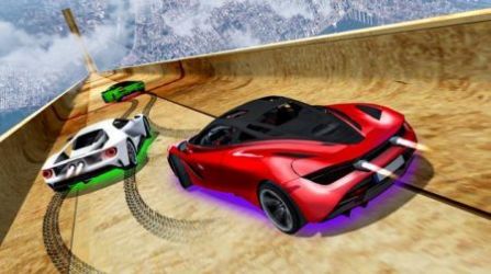 超级汽车特技巨型坡道游戏-插图1
