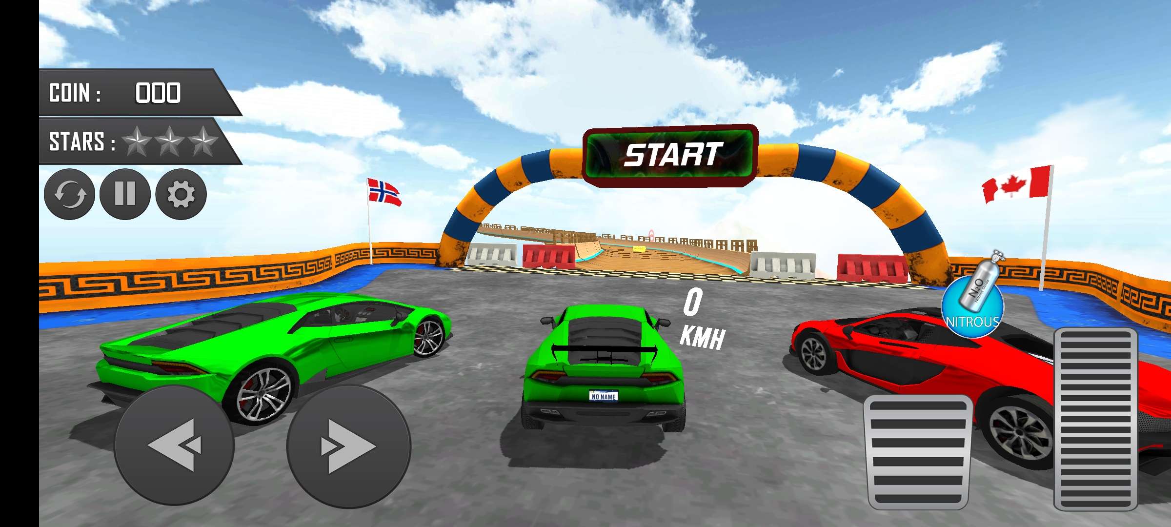 大坡道汽车特技驾驶游戏-插图1