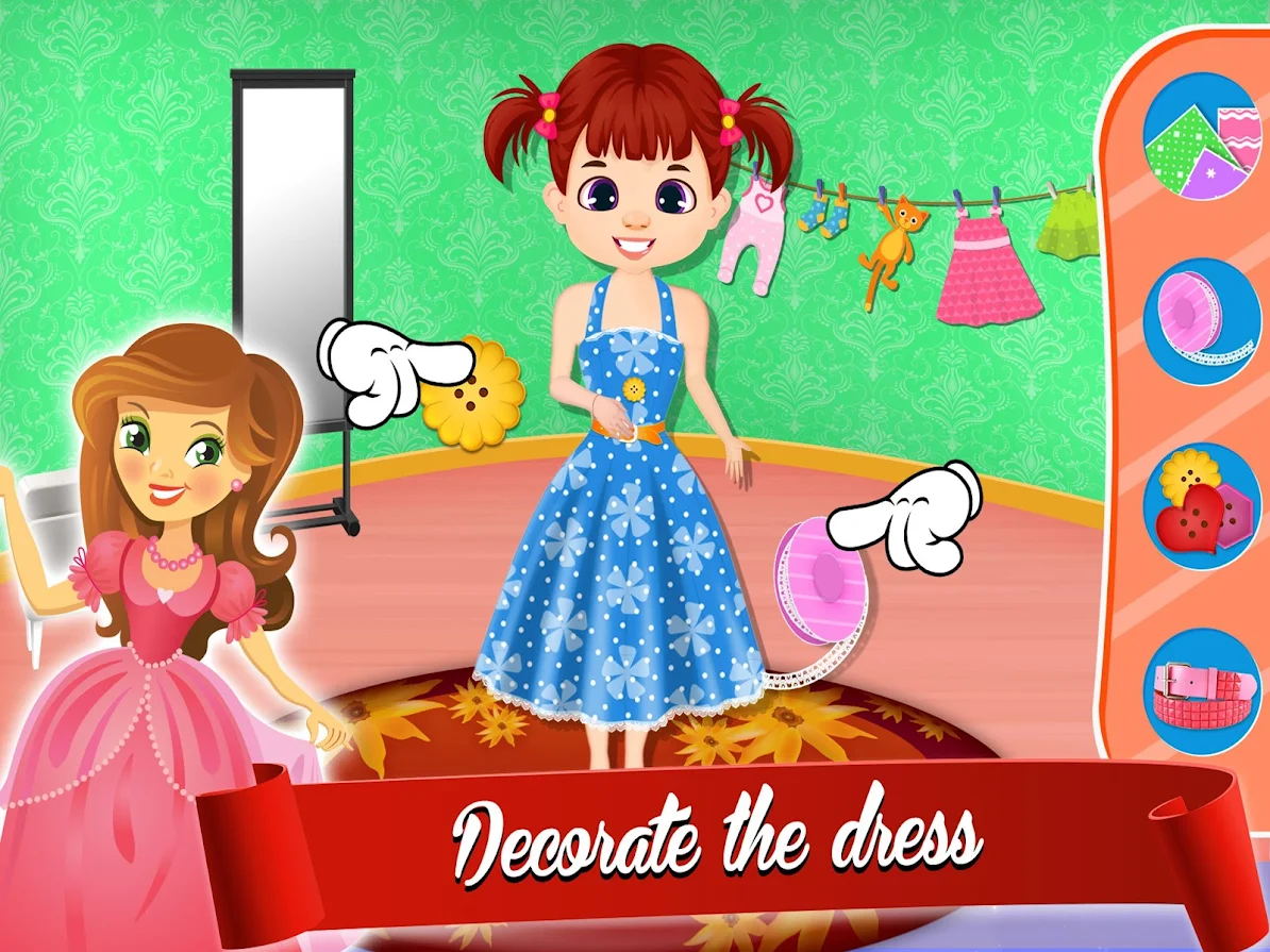 可爱礼服制造商游戏-插图1