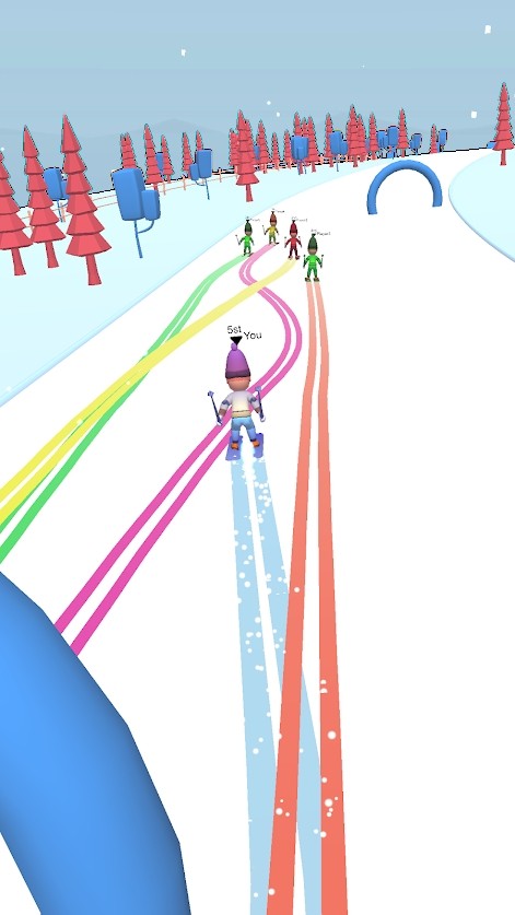 Skier hill 3d游戏-插图2 Skier hill 3d游戏-插图2