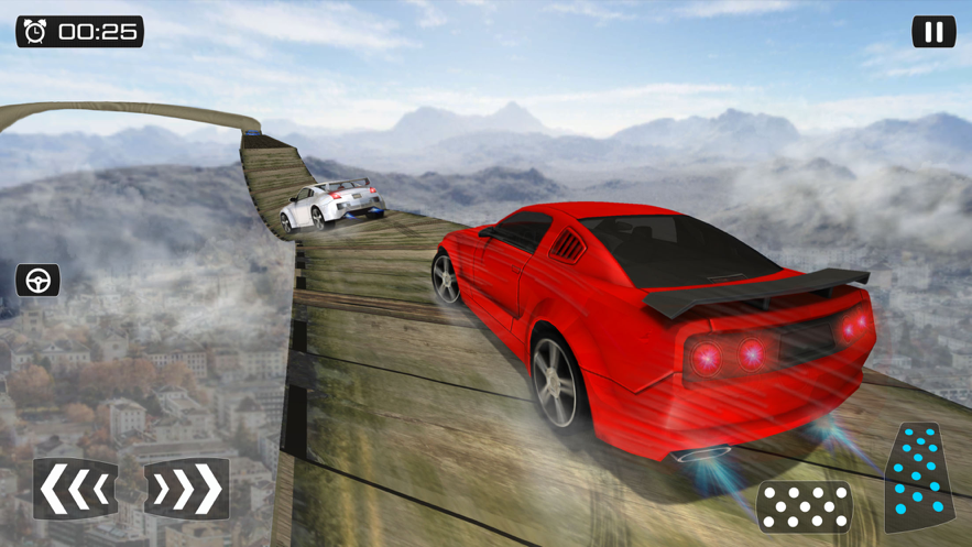 Sky Track Ultimate Car Stunt Race游戏-插图2