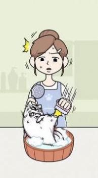 不想洗澡的猫-插图2