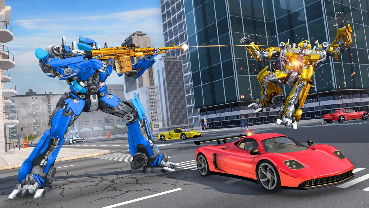 机器人直升机汽车战争-插图2