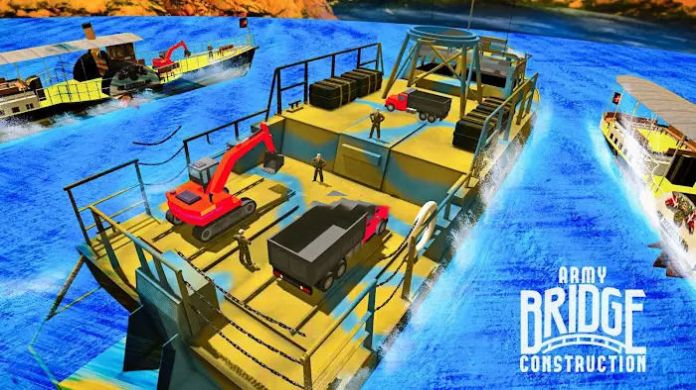 美国陆军大桥建造河道模拟器游戏-插图1