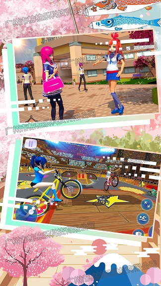 樱花校园甜蜜之恋游戏-插图1