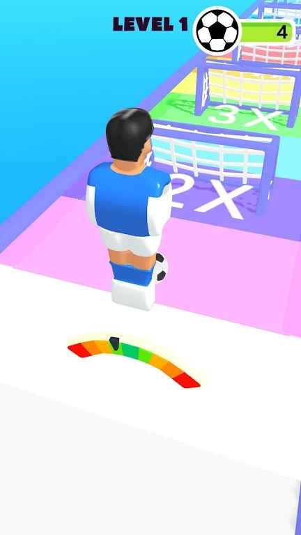 桌上足球障碍跑