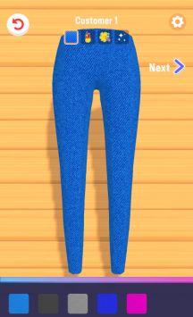 DIY定制时尚牛仔裤