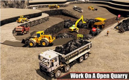 重型运煤卡车运输模拟器