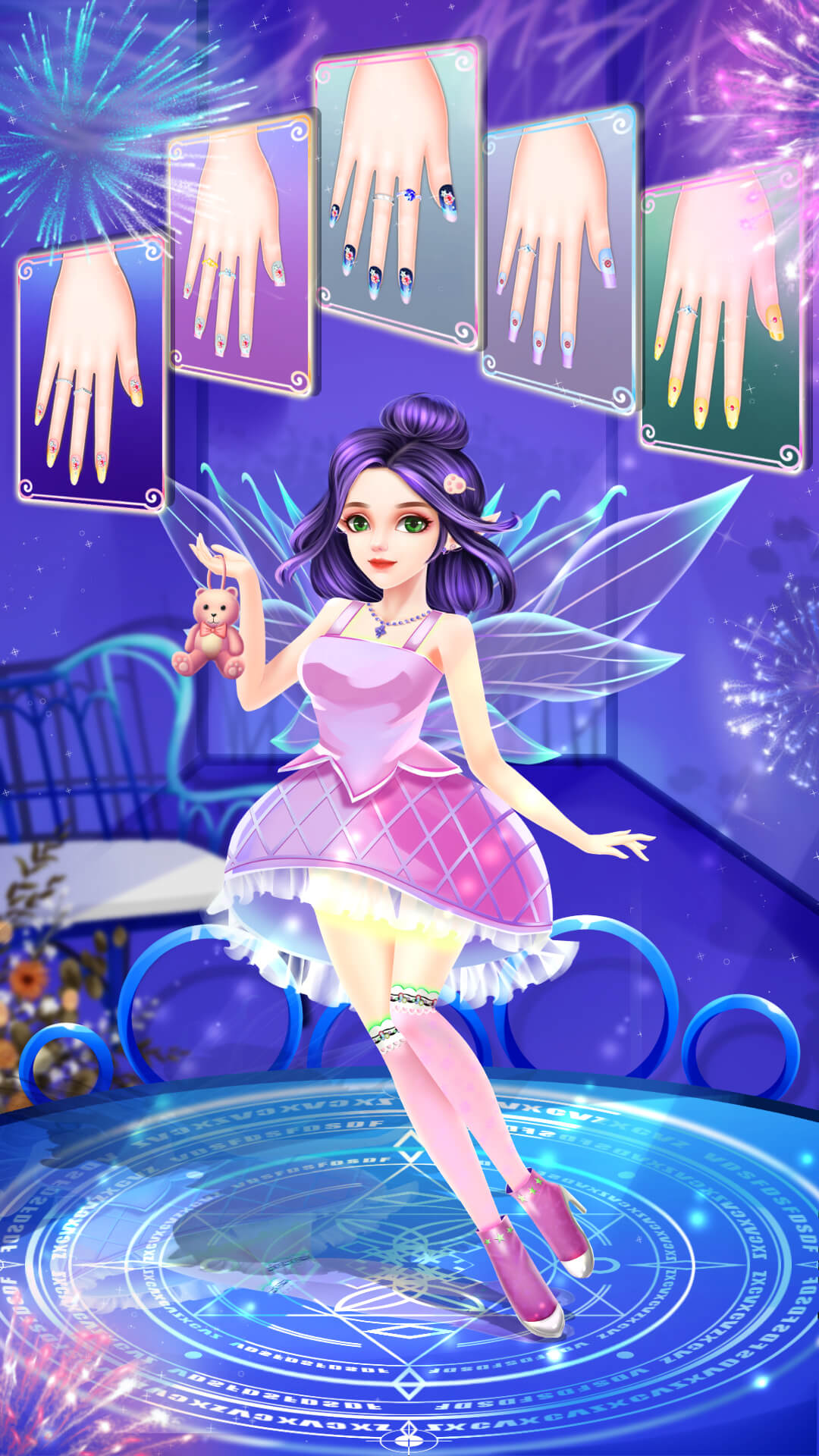 精灵公主美甲设计 精灵公主美甲设计