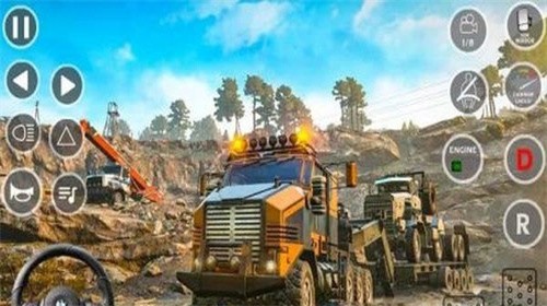 越野泥浆卡车驾驶