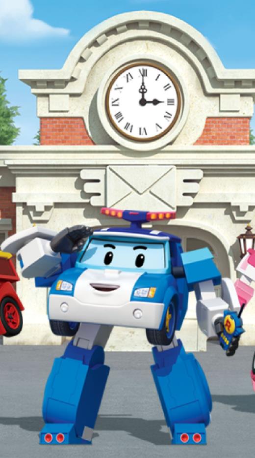 卡通快递机器人 