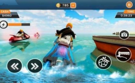 水上漂浮冲浪比赛 水上漂浮冲浪比赛