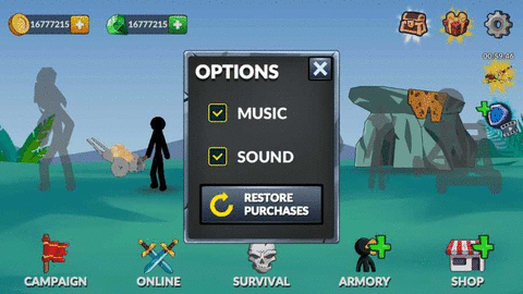 火柴人帝国之战内置功能菜单 火柴人帝国之战内置功能菜单