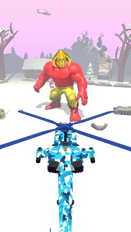 直升机命中巨人攻击2