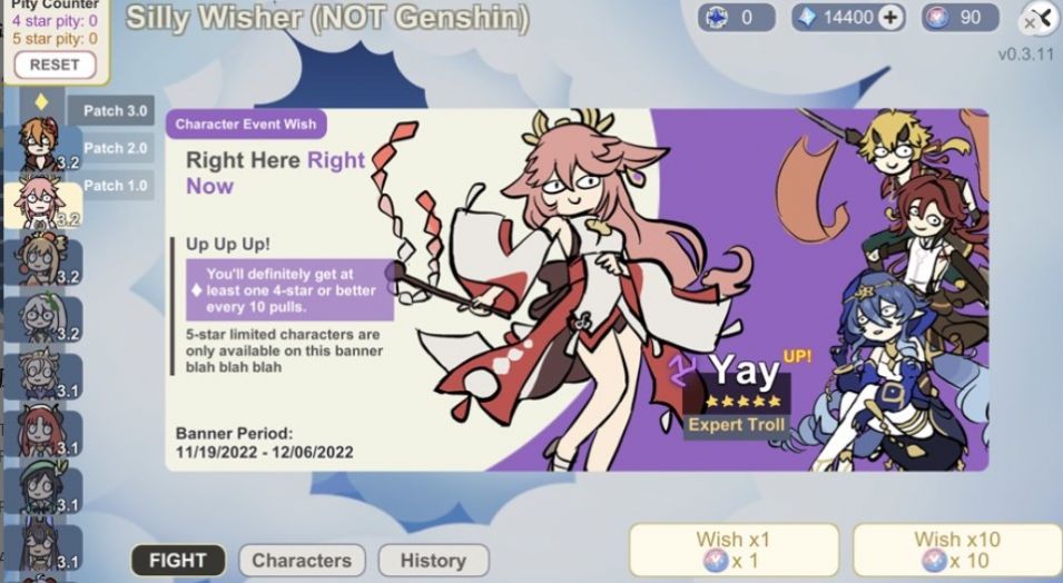 原神silly wisher0.9版本 原神silly wisher0.9版本