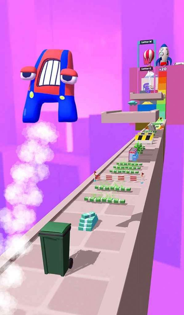 字母金钱跑酷 字母金钱跑酷