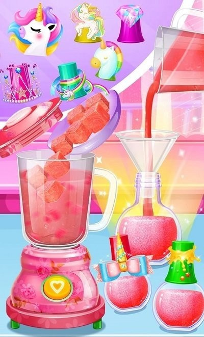 独角兽化妆盒蛋糕 独角兽化妆盒蛋糕