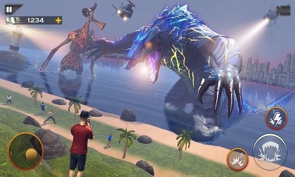 哥斯拉大战警笛头 哥斯拉大战警笛头