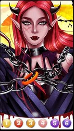 深色按数字填色 深色按数字填色