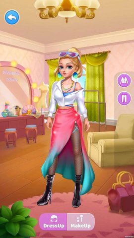 时尚新星合并和造型师 时尚新星合并和造型师