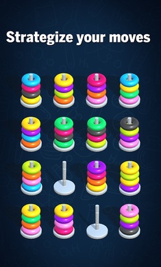 颜色环排序 颜色环排序