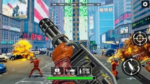 银行抢劫射击枪 银行抢劫射击枪