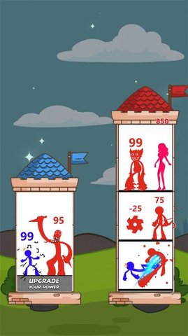 火柴人单挑英雄塔 火柴人单挑英雄塔