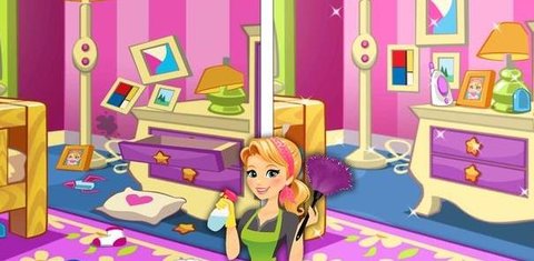 芭比娃娃打扫 芭比娃娃打扫