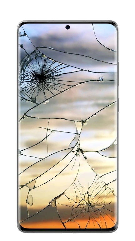 碎屏恶作剧壁纸图片