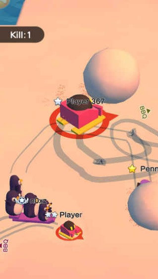 雪球大乱斗是一款非常休闲趣味的手机滚雪球游戏，在这款游戏当中玩家们能够体验到最趣味的雪球大战，玩家们能够在这款游戏里面控制小企鹅进行堆雪球大战，看那个玩家的雪球又大又圆，你的需求能够吞噬周边玩家们的小雪球来增大体积，非常的好玩有趣，还能够组队大战，赶快下载体验吧。  雪球大乱斗优势 雪球大乱斗是一款非常有趣的卡通休闲对战游戏，玩家们将在游戏中控制可爱的小人物进行一场雪球大战的游戏。  在这里控制卡通人物进行堆雪球。击败所有的敌人，就可以获得游戏的胜利。  快来试试这个好玩的雪球大乱斗游戏吧。  雪球大乱斗特色 雪球大乱斗是一款十分有趣的雪球休闲益智游戏，游戏中玩家需要推着雪球将雪球越推越大。  通过撞击将其他玩家推到海中，玩家需要将雪球推到非常大才行，只有比对方大才可以将敌方推下海。  非常的有趣好玩，竞技性十分高，带给玩家不同的游玩体验，感兴趣的小伙伴和有需求的小伙伴欢迎在本站随时下载游玩。  雪球大乱斗亮点 游戏的画风十分可爱，带给玩家不同的游玩体验。  游戏中的玩法十分简单，新手也可以快速上手。  游戏的竞技性很强，可以与还好友一起进行游玩。  雪球大乱斗描述 游戏中有着海量不同的模式可以游玩，每一个模式都有着不同的玩法。  玩家可以通过金币商店开启各种不同皮肤。  游戏中还有各种不同的成就，开启获得更多的奖励吧。  雪球大乱斗介绍 游戏的玩法多样，可玩性非常高。  游戏中海量不同的收集元素，满足玩家收集欲望。  游戏中不带有任何广告，玩家可以放心下载游玩。  雪球大乱斗说明 在上一版本的基础上进行延伸，拥有3D高清画质，可以更好的展现各种炮战;  你有自己的基地，这里有很多堡垒，在射程外你瞄准射击杀掉他们;  雪球射击游戏在不同关卡中，雪球的大小和冲击力是完全不同的。  雪球大乱斗推荐理由 游戏的操作并不算太难，只需要玩家使用雪球击倒对手即可。  自由躲闪，利用障碍物攻击和躲避敌人。在游戏过程中，玩家需要收集更多的雪球。  可玩性非常高。玩家获得的积分越多，就可以解锁不同的角色皮肤。