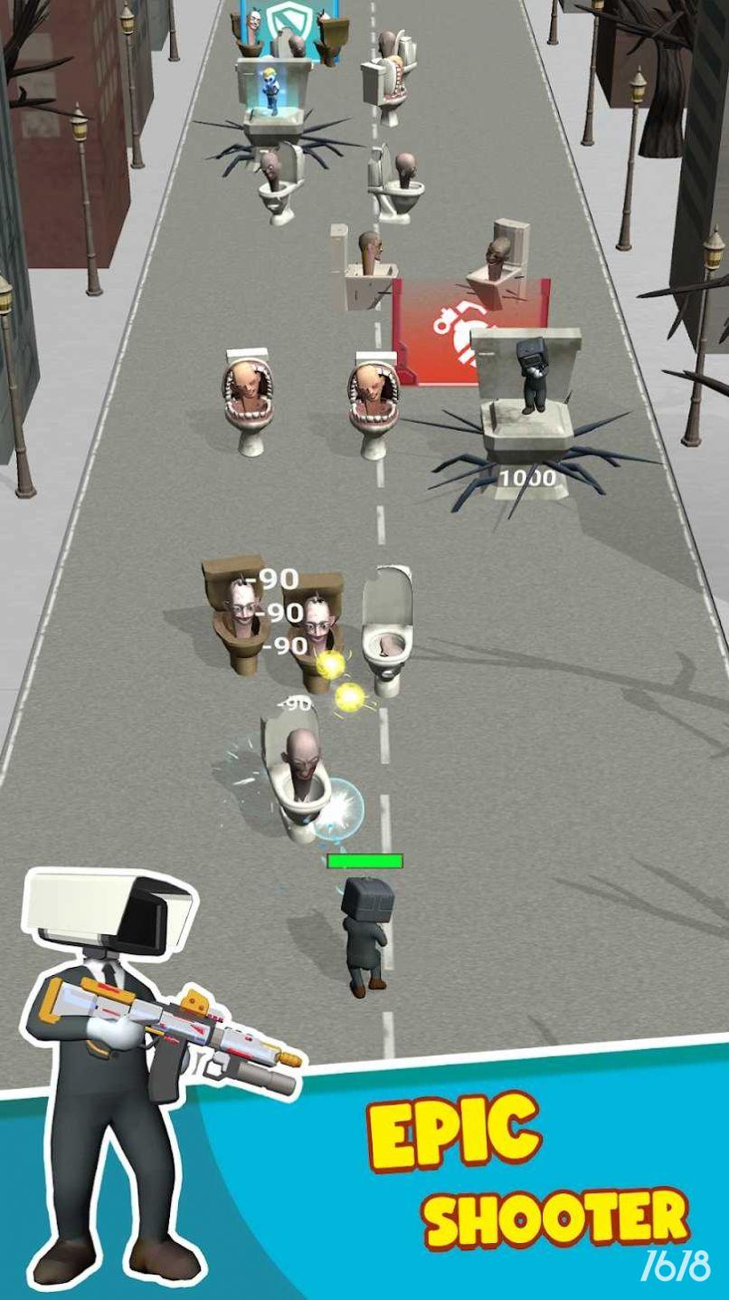 厕所怪物奔跑射手