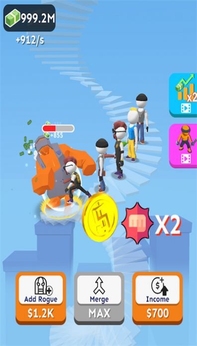  闲置楼梯撞击者