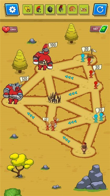 火柴人战斗刚比点保卫战