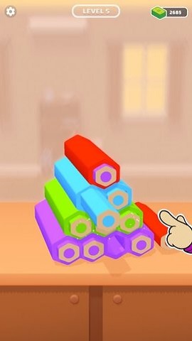 金字塔颜色排序 金字塔颜色排序