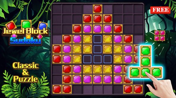 宝石方块数独谜题 宝石方块数独谜题